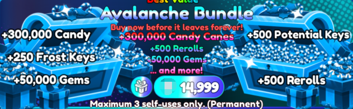 Anime Reborn Items Avalanche Bundle