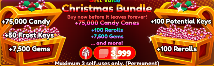 Anime Reborn Items Christmas Bundle