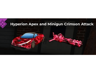 A Dusty Trip Items Hyperion Apex & Minigun Crimson Attack