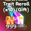 Anime Adventures Items Trait Reroll (x10) (Gift)