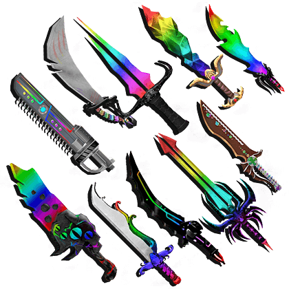 Murder Mystery 2 Items Chroma Knife Bundle