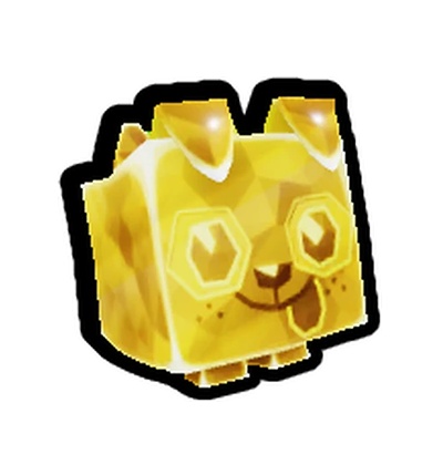 Pet Simulator X Huge Crystal Dog(Golden)