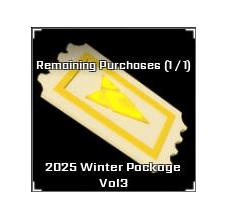 Sol's RNG Shop 2025 Winter Package Vol3