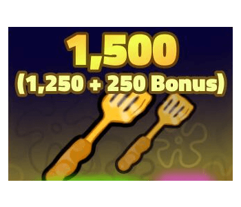 SpongeBob Tower Defense Shop 1500 Gold Spatulas