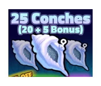 SpongeBob Tower Defense Shop 25 Conches