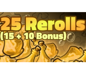 SpongeBob Tower Defense Shop 25 Gold Rerolls