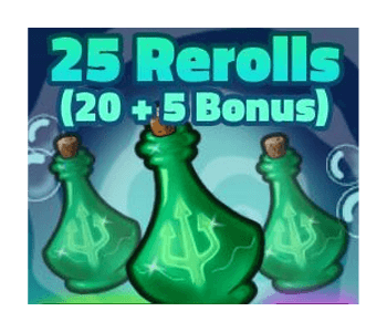 SpongeBob Tower Defense Shop 25 Rerolls