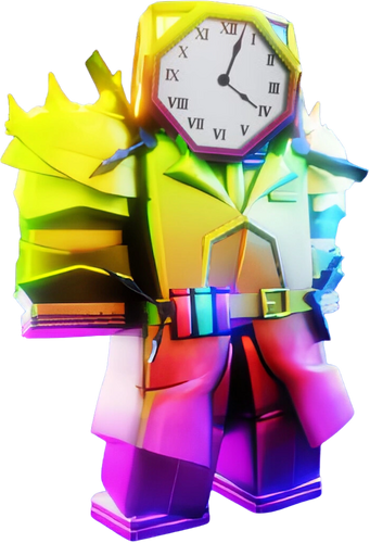 Toilet Tower Defense Rainbow Future Large Clockman